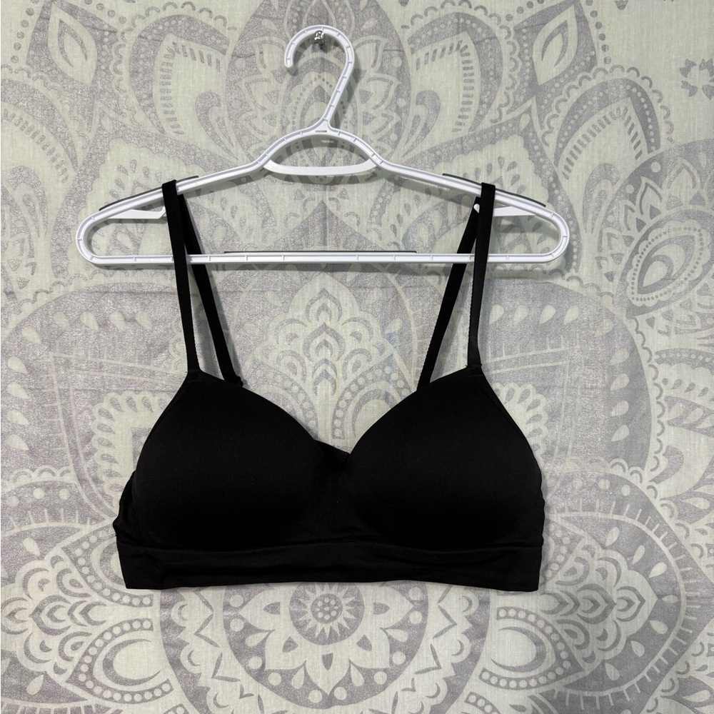 Euc $18 No Boundaries Walmart Lightly Lined T Shirt Bra Black 38B